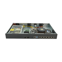 PC Firewall X86 Mendukung Intel Core I3 I5 I7 I9 Generasi ke-12 hingga ke-14 6*LAN 2.5G 2*SFP 4*SFP 10G Opsional DDR5 MikroTik 1U PC Firewall