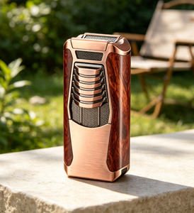 <b>Cigar</b> <b>Lighter</b> Torch Flame with Cutter Custom Logo Portable <b>Cigar</b> <b>Lighter</b> Wholesale - Product Image 1
