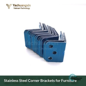Stainless <b>Steel</b> Flat Corner <b>Bracket</b> Connector for Construction Hardware - Product Image 3
