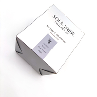 Boîte cadeau de luxe personnalisée pour bougies, emballage holographique avec insert