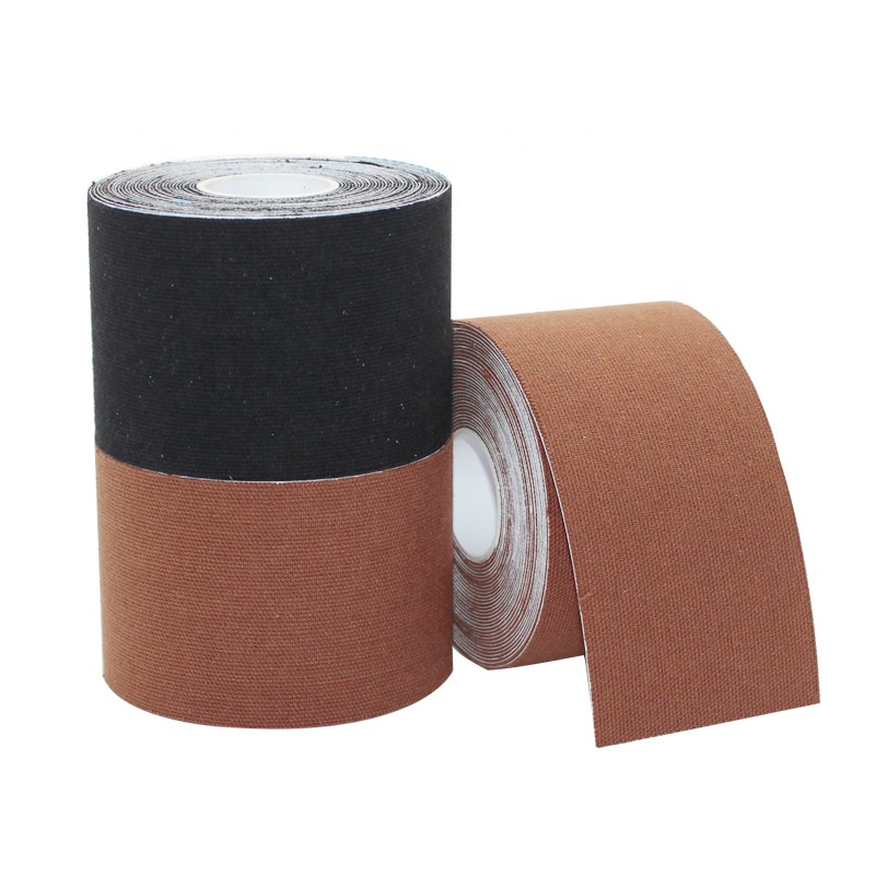 Athletic Manufacturer Wholesale Price Oem Lifting Black Bandage Sweatproof Waterproof Elastic Sport 5*5 Tape Kinesiology 5Cm