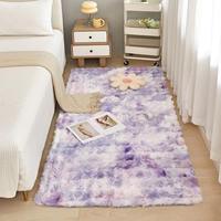 Hautfreundlicher, weicher Kunstfell-Bodenmatte mit Blasenstruktur für Wohnzimmer und Schlafzimmer, Kunstfell-Teppich mit Blasenstruktur