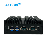 Nuevo Mini Ordenador Industrial Integrado Nuc con 2 Puertos LAN, 6 Puertos USB, 2 Puertos COM, Intel Celeron de 12 Núcleos, Linux/Windows de 2 Años, SSD+HDD