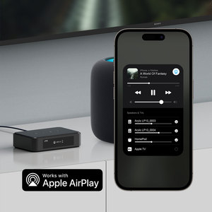 อะลิริก LP10 สมาร์ทคอนโทรล ตัวรับสัญญาณเสียงไร้สาย สตรีมมิ่ง Airplay2 Google Cast <span class=keywords><strong>Spotify</strong></span> Connect พร้อมพรีแอมพลิฟายเออร์ วัสดุเหล็กและพลาสติก - Product Image 6