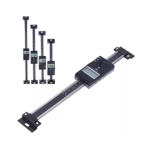 LCD 화면 디스플레이가있는 0-200mm 스테인리스 스틸 유연한 눈금자 선형 스케일 측정 ± 0.02mm 정확도 - Product Image 1