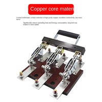 Sectionneur à couteaux HD11-600/38 de type ouvert, tripolaire, unipolaire, 600A, en cuivre-laiton, pour déconnexion triphasée à trois fils