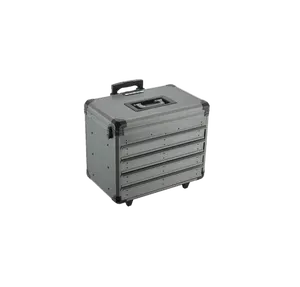Эверест Профессиональный алюминиевый ящик для хранения APC024 чехол для переноски с колесами для чехла с ящиками