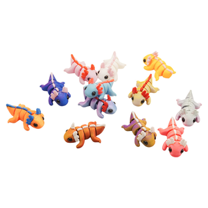 Mini animaux, vente chaude, cadeau pour enfants, imprimé en 3D, gemme articulée, <span class=keywords><strong>caméléon</strong></span> rotatif, mystère, jouet 3D, animaux imprimés en 3D - Product Image 3