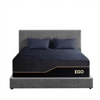 Matelas en mousse à mémoire de forme de 14 pouces, thérapeutique, pour le soulagement des douleurs dorsales, avec gel de cuivre rafraîchissant, en mélange de polyester, pour chambre à coucher, ferme, mobilier de maison