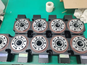 360 डिग्री सीएनसी इलेक्ट्रिक रोटरी टेबल ग्रह स्टेपर सर्वो खोखला घूर्णन प्लेटफॉर्म dd मोटर ओडी अनुकूलन गति प्रतिकार - Product Image 3