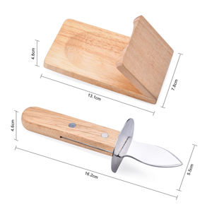 Set di Utensili per Frutti di Mare in Acciaio Inossidabile, Coltello per Ostriche con Pinza e Design Ecologico, Logo Personalizzabile Disponibile - Product Image 6