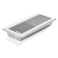 Grille de ventilation décorative en métal de haute qualité, grille de sol amovible 4*12