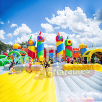 Jeux de plein air pour enfants, terrain de jeux gonflable, château gonflable, parc d'attractions