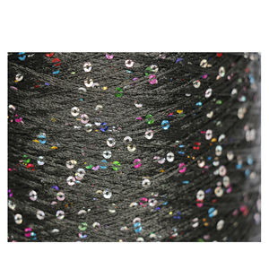 Venta al por mayor 100% algodón DIY tejido a mano muñeca de trapo manta de lana con hilo especial de lentejuelas hilo de fantasía - Product Image 5