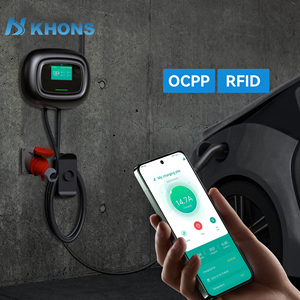KHONS <span class=keywords><strong>22KW</strong></span> Nouvelle borne de recharge pour voiture électrique AC GBT 3 phases 32A OCPP, station de recharge murale - Product Image 3