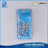 Connecteur pour câble électrique en plastique blanc, 2 pièces, 7mm
