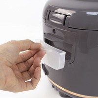 Cuiseur à riz électrique portable 1,5 L avec revêtement antiadhésif, fonction vapeur intelligente, spatule en plastique, tasse doseuse, usage domestique