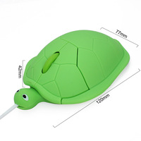 Souris filaire animal mignon USB 3D tortue souris optique souris pour ordinateur PC