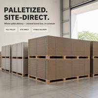 MDF mélaminé sans différence de couleur, lots stables, panneaux de fibres de bois à couleur uniforme pour projets hôteliers et d'appartements