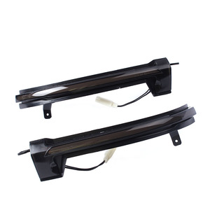 Autodragons Feu de clignotant dynamique LED ambre séquentiel pour rétroviseur latéral fumé, ensemble de feux indicateurs pour Touareg - Product Image 2