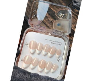 <span class=keywords><strong>Faux</strong></span> <span class=keywords><strong>ongles</strong></span> français roses faits à la main en acrylique ABS à presser <span class=keywords><strong>ongles</strong></span> artificiels <span class=keywords><strong>prix</strong></span> <span class=keywords><strong>de</strong></span> gros pour l'application du doigt - Product Image 4