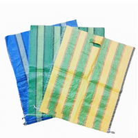 Gambie Cameroun Kenya Sacs à provisions en raphia plastique polypropylène tissé laminé PP coloré Sacos De Rafia