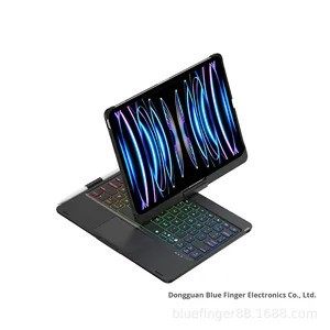 RGB Backlit 360 độ xoay cho bluetooth bàn phím <span class=keywords><strong>USB</strong></span> 3.0 giao diện mới & phổ quát cho <span class=keywords><strong>iPad</strong></span> 11-inch 10.9inch thế hệ - Product Image 2