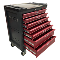 Chariot à outils robuste en acier avec 7 tiroirs, armoire de rangement, organisateur d'outils en acier, personnalisable OEM