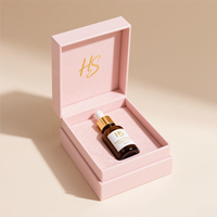Boîtes personnalisées en verre argenté de 10 ml pour parfums de mariage, contenants de parfum avec aimant en papier, flacons pour parfumerie