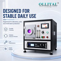 Nettoyeur plasma d'activation de surface Ollital pour laboratoire, idéal pour la liaison, l'impression et la préparation d'échantillons