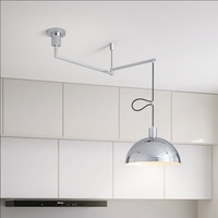 Lustre amovible rétro scandinave Bauhaus Simple Study Island Restaurant bar Swing Arm Lustre créatif télescopique