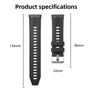 Correa Deportiva de Silicona Oficial con Hebilla, Cómoda y Universal para <span class=keywords><strong>Huawei</strong></span> GT6 5 4 <span class=keywords><strong>GT</strong></span> <span class=keywords><strong>Series</strong></span> 22mm - Product Image 3
