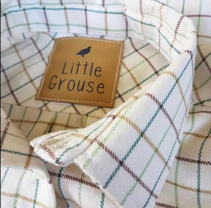 Étiquettes de vêtements en coton pliées sur le côté avec logo personnalisé, échantillon gratuit, pour marque de vêtements - Lavables, taille personnalisée - Product Image 4