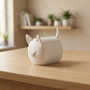 Service FDM MGT : Figurine de chat mignon imprimée en 3D, jouet de prototypage rapide, figurine de dessin animé, filament 3D MGT, personnalisation OEM/ODM à faible MOQ - Product Image 3
