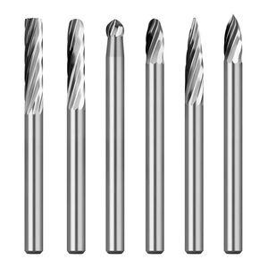 Juego de fresas rotativas de doble corte de carburo de tungsteno Shank, tamaño y color personalizables, para tallado manual de metal y madera, superficie cepillada, OEM - Product Image 2