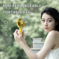 Mini ventilateur Portable 3 en 1 petit ventilateur de Table Portable à Led Rechargeable par Usb vente en gros