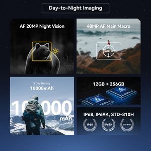 Nuovo arrivo IIIF150 B2 Rugged Phone 6GB + 256GB 10000mAh telefoni cellulari <span class=keywords><strong>4G</strong></span> Android 13 NFC <span class=keywords><strong>smartphone</strong></span> - Product Image 3