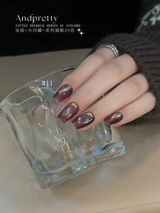 Andpretty Anti Little Sparkle Vernis à ongles gel effet œil de chat 30 couleurs, sans rinçage, nouveau produit pour salons de beauté et petites lampes UV - Product Image 6