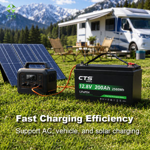 Bateria de Lítio Lifepo4 CTS 12V 24V 200Ah 300Ah com 6000 Ciclos e BMS Inteligente para RV, Náutica e Sistemas Off-Grid – Substitui Baterias de Chumbo-Ácido – Fabricante - Product Image 2