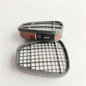 Venta directa de fábrica Protección Fácil de limpiar Pintura en aerosol Máscara facial de polvo de seguridad especial Respirador de gas - Product Image 4