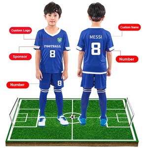 Penjualan Laris Seragam Sepak Bola Kualitas Tinggi 100% Poliester Jersey Sepak Bola Anak-anak - Product Image 3
