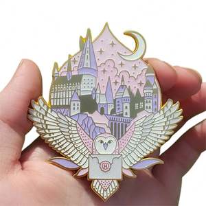 Aimants de réfrigérateur en alliage de zinc personnalisés, aimants en métal émaillé 3D, souvenirs de réfrigérateur - Product Image 1