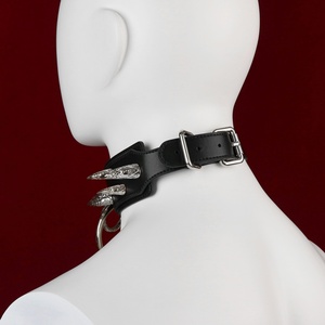 SM Training Set Domination Slave Restraint Traction Collar Metal <b>Ring</b> Spike Design <b>Couple</b> Sex Game Adult BDSM Sex Toys Wholesale - Product Image 5