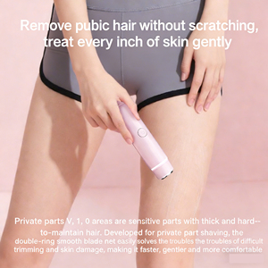 Recortadora de Bikini para Mujer 2 en 1, Depiladora Corporal y de Bikini de Doble Cabezal, Recortadora Eléctrica de Bikini Impermeable e Indolora - Product Image 2