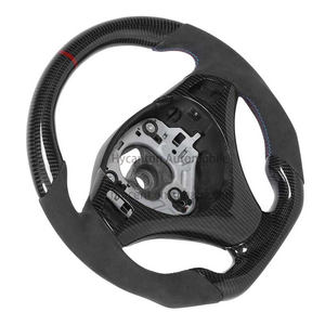 Precio al por mayor de fábrica, volante de fibra de carbono Alcantara M Performance para BMW Serie 3 E90 E91 E92 E93, volante de coche - Product Image 6