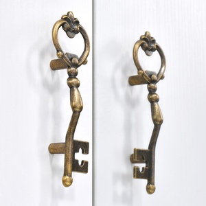 Antike schlüssel förmige Griffe aus Zink legierung-Vintage Schrank-/Schubladen griffe für Küchen-und Hotel möbel Schmucks cha tulle und dekorative Türen - Product Image 6