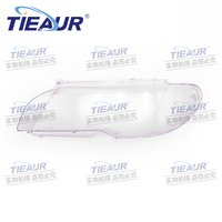 TIEAUR Nouveau Cache-Phare Transparent en Plastique pour E46/COUPE 2004-2006 avec Garantie d'un An
