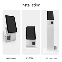 Terminal de point de vente tactile COSUN en libre-service, système d'exploitation Android/Windows, écran 15,6 pouces pour une commande et un paiement rapides, fonction SDK