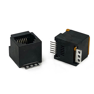 623SMT Modular Jack Kết Nối RJ12 RJ25 <span class=keywords><strong>RJ11</strong></span> PCB Bề Mặt Gắn 6P6C Dọc SMD - Product Image 2