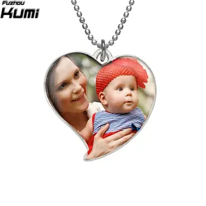 Personalized Baby Photo engraved Silver 925 necklaces